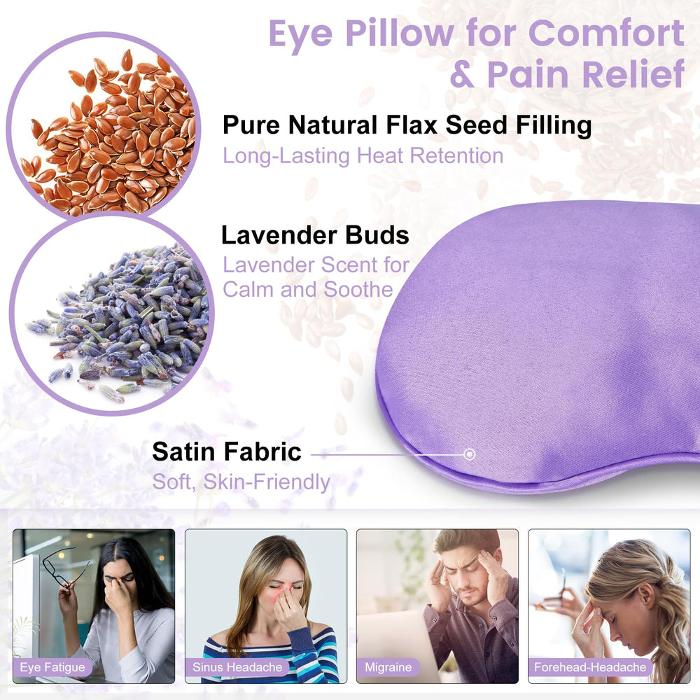 SuzziPad hot and cold therapy eye mask soothing tired eyes