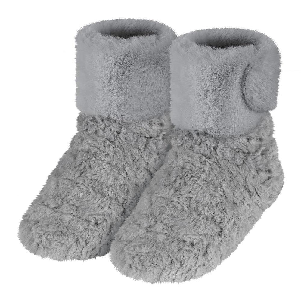 SUZZIPAD microwavable feet booties provide soothing heat for tired feet