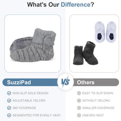 SUZZIPAD nonslip sole design improves stability on beds and sofas