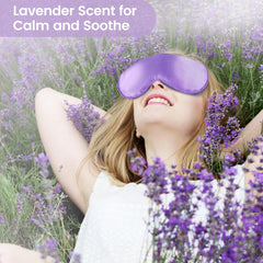 SuzziPad weighted eye mask for sleep and comfort