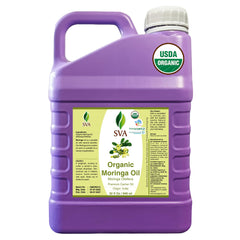 SVA Moringa Oil bottle with dropper for easy scalp and skin application
