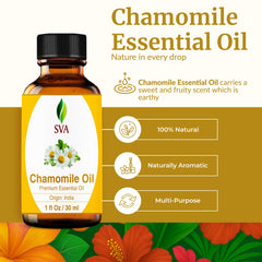SVA Chamomile Oil diffuser scene for calming aromatherapy sessions.