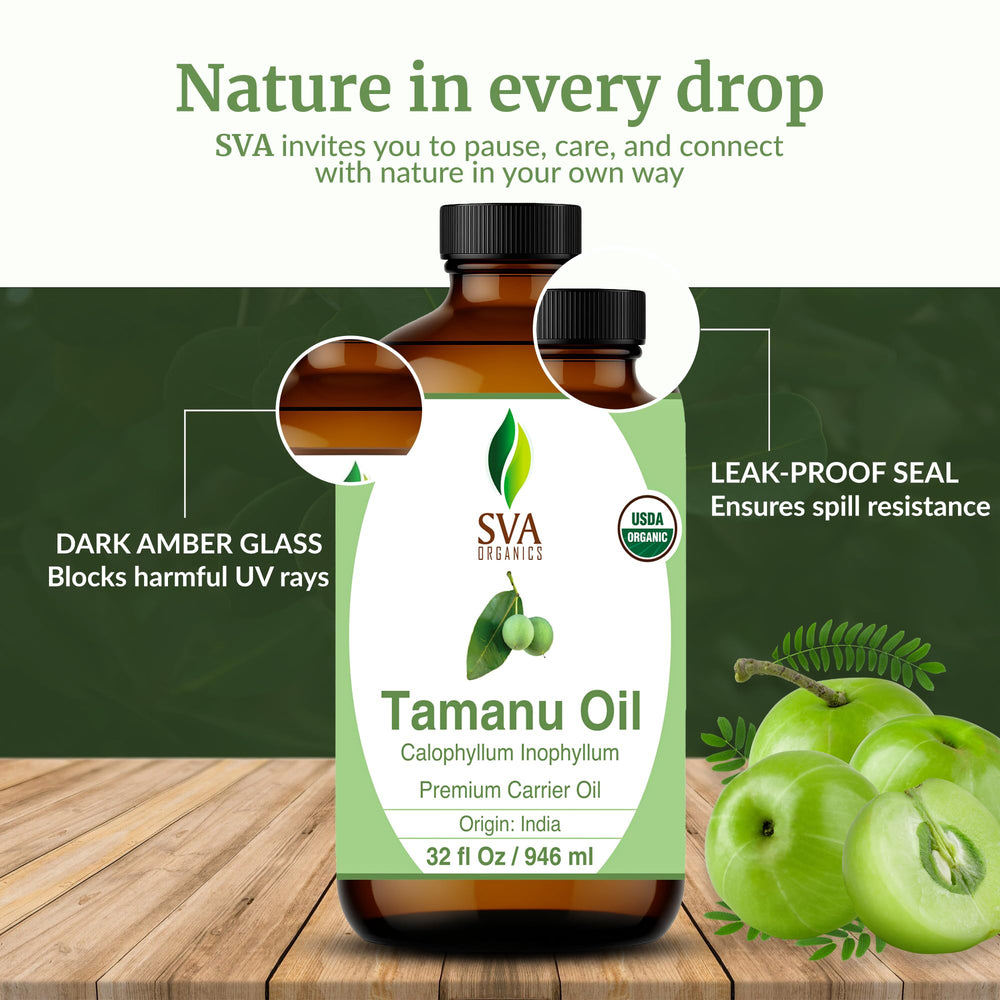 SVA Tamanu oil cruelty-free and preservative-free formula keeps routines ethical.