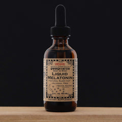 Svasthya Lemon-flavored melatonin liquid close-up