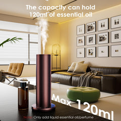 Dark purple design of SVNWKRE diffuser complements interiors