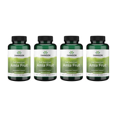 Swanson Amla fruit capsules bottle for daily wellness support.