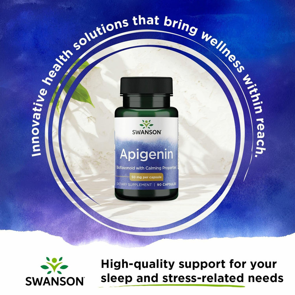 Swanson Apigenin cellular-health chart showing antioxidant activity.