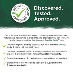Swanson Buffered C with BioFlav gluten free and non GMO badge on packaging