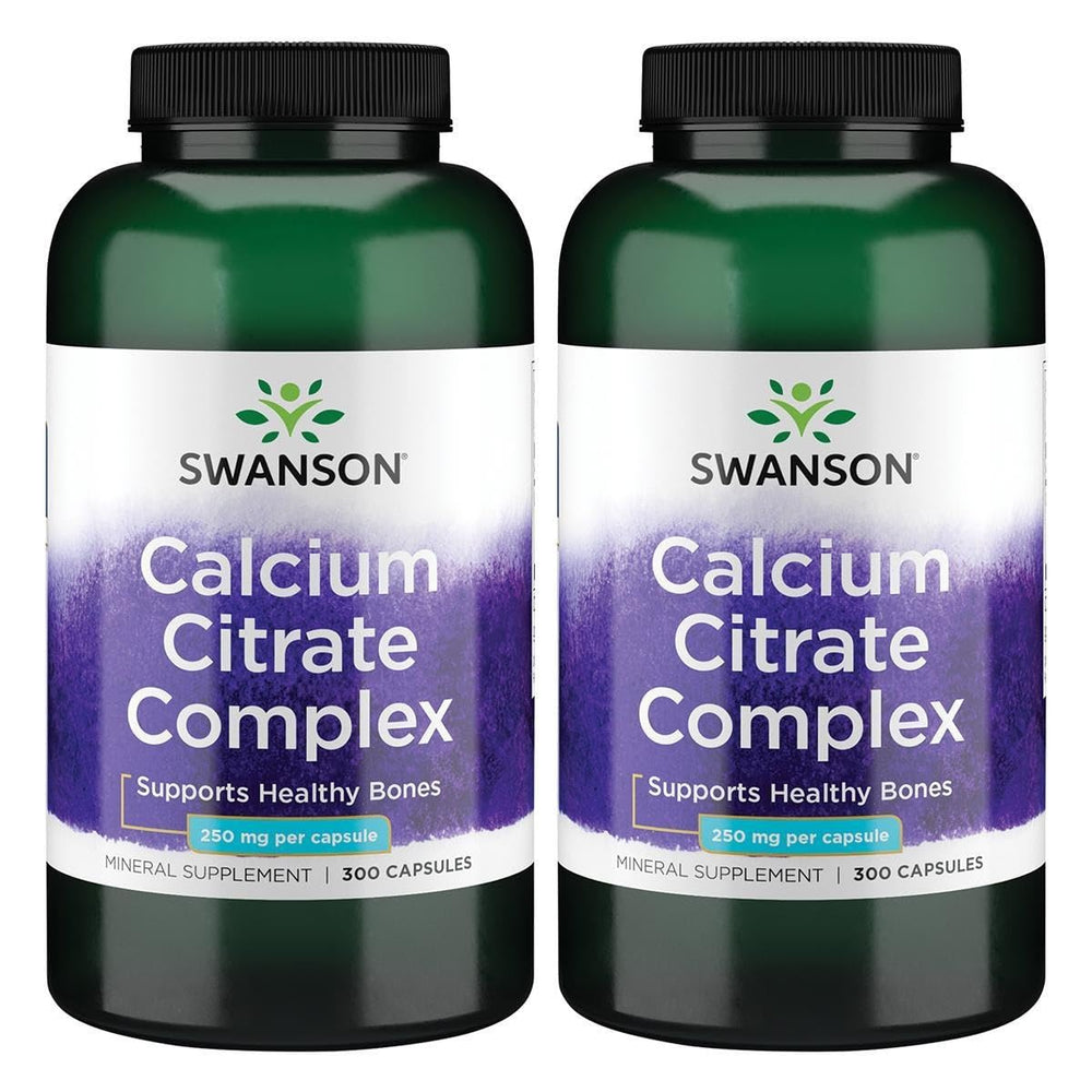 Swanson Calcium Citrate Complex bottle for bone support and easy calcium absorption.