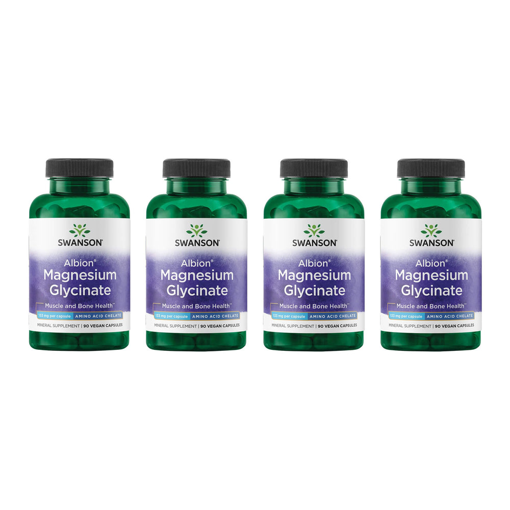 Swanson Chelated Magnesium bottle with daily wellness label