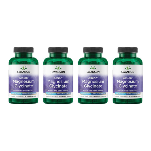 Swanson Chelated Magnesium bottle with daily wellness label