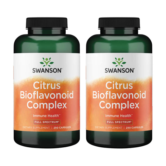 Swanson Citrus Bioflavonoid Complex bottle front highlighting citrus bioflavonoids for antioxidant support