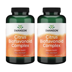 Swanson Citrus Bioflavonoid Complex bottle front highlighting citrus bioflavonoids for antioxidant support