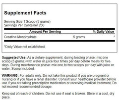 Swanson Creatine Monohydrate Powder scoop demonstrating easy daily serving