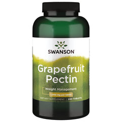 Swanson Diet Grapefruit Pectin 1000mg bottle shows fullness support between meals.