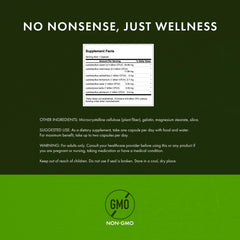 Close-up of FemFlora capsules for oral, vaginal, and gut flora balance