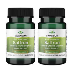 Swanson Full Spectrum Saffron bottle ready for daily mood support
