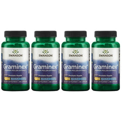 Swanson Graminex Flower Pollen Extract bottle supports prostate health with daily use.