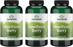 Swanson Hawthorn Berry supplement bottle showing antioxidant flavonoids for daily wellness