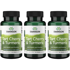 Swanson Hiactives Tart Cherry & Turmeric bottle for joint support and antioxidant wellness