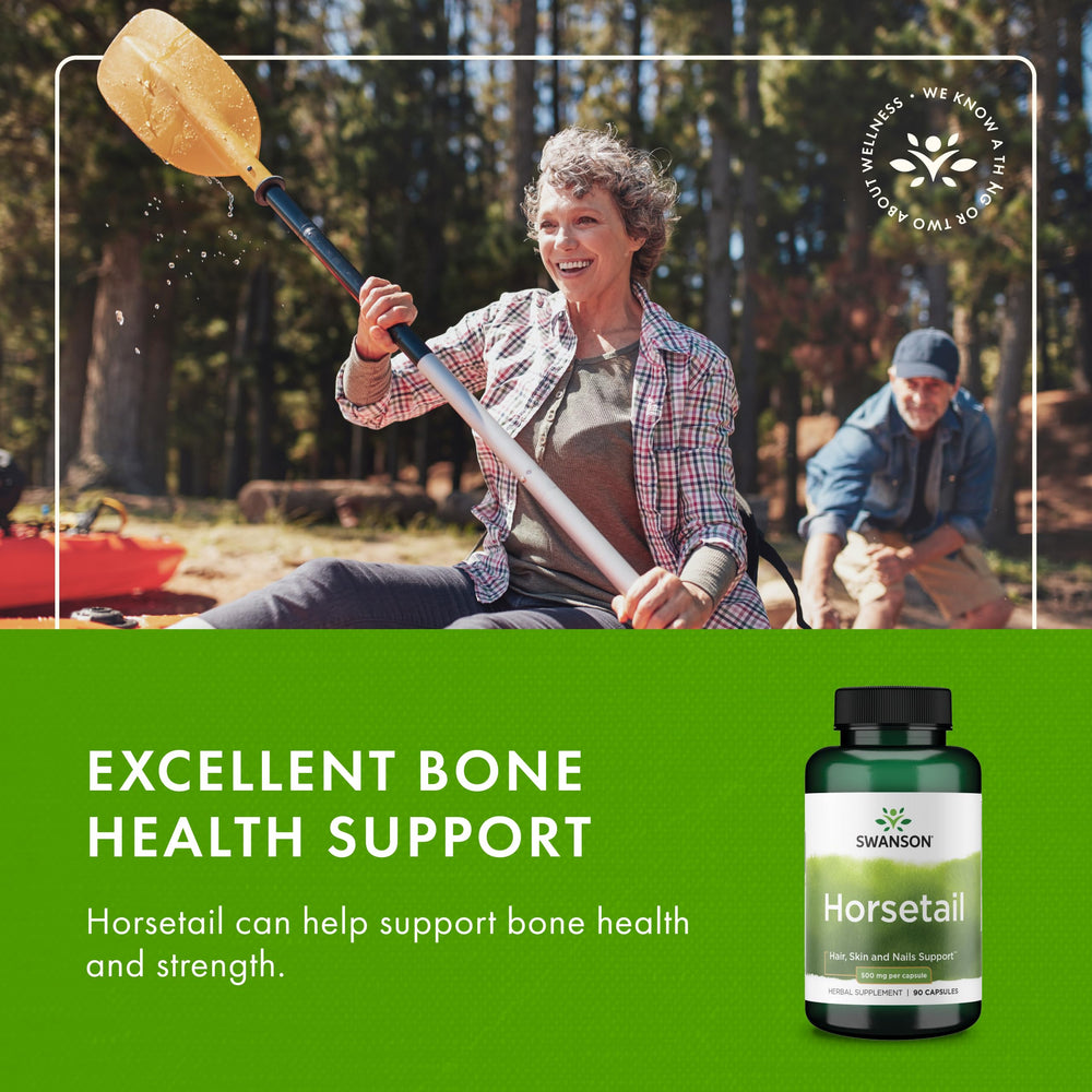 Swanson Horsetail dosage guidance suggests one capsule daily with meals.