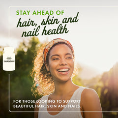 Swanson Horsetail supports a daily beauty routine for healthier hair, skin, and nails.