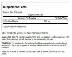Swanson L-Citrulline Malate capsules easy daily wellness