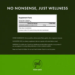Swanson Lactobacillus Acidophilus bottle with non-GMO label.