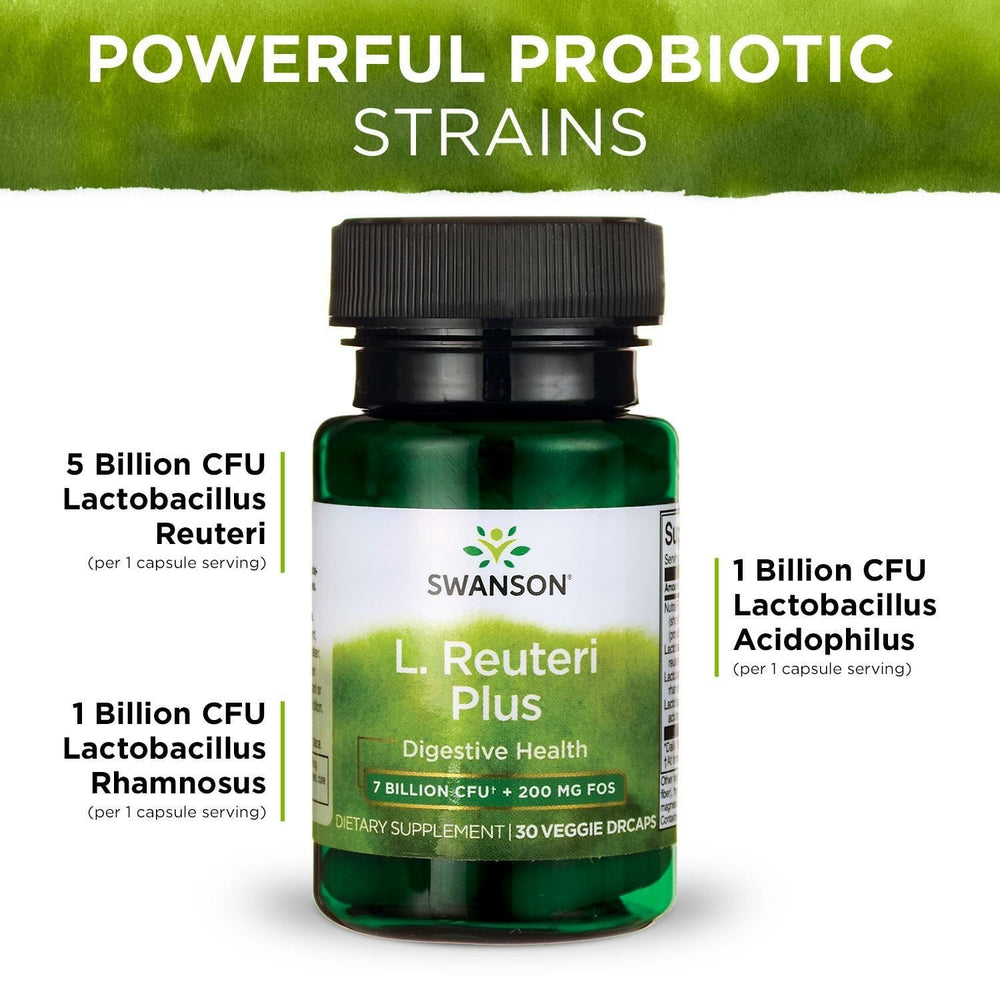Veggie capsules from Swanson Probiotic Plus for plant-based wellness.