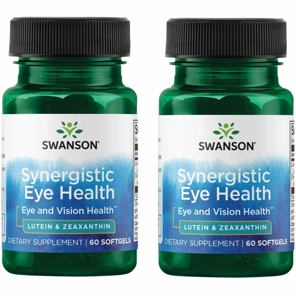 Swanson lutein-zeaxanthin synergistic eye health bottle for daily eye support