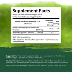 Swanson Magnesium L-Threonate health chart suggesting memory and learning support