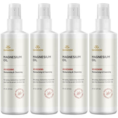 Swanson Magnesium Oil Spray Zechstein bottle for skin and muscle care with rapid absorption