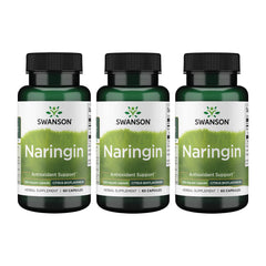 Swanson Naringin 500 mg bottle front with capsules for daily citrus bioflavonoid support