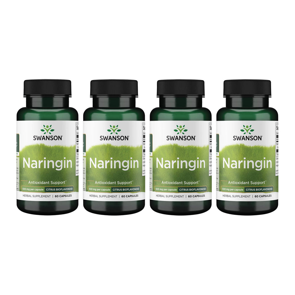 Swanson Naringin 500mg capsules in bottle for citrus flavonoid support.