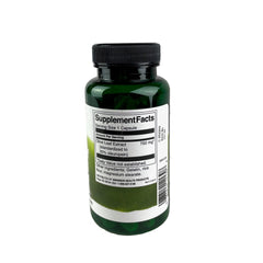 Swanson Olive Leaf Extract capsules close-up emphasizing daily immune and heart health use