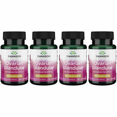 Swanson Ovarian Glandular bottle showing capsules for daily balance.