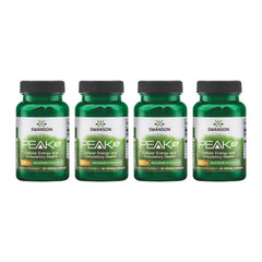 Swanson Peak ATP bottle front view highlighting the non-GMO veggie capsule formula for energy support