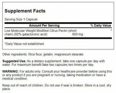 Close-up of Swanson PectiPure capsules highlighting citrus pectin for absorption