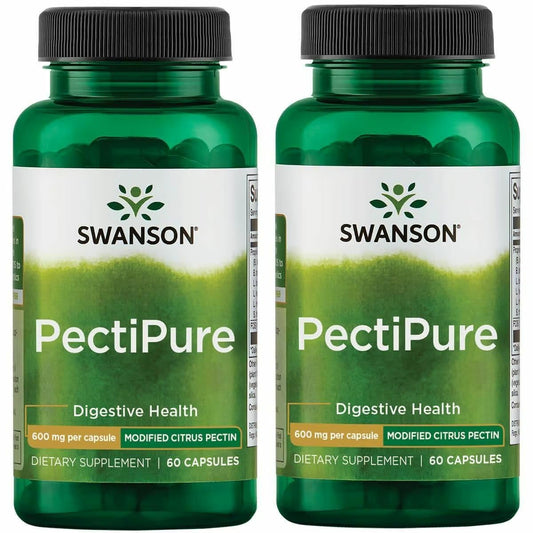 Swanson PectiPure bottle with capsules, convenient daily fiber support option