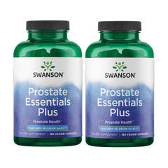 Swanson Prostate Plus bottle front view with easy-to-swallow capsules for urinary wellness support