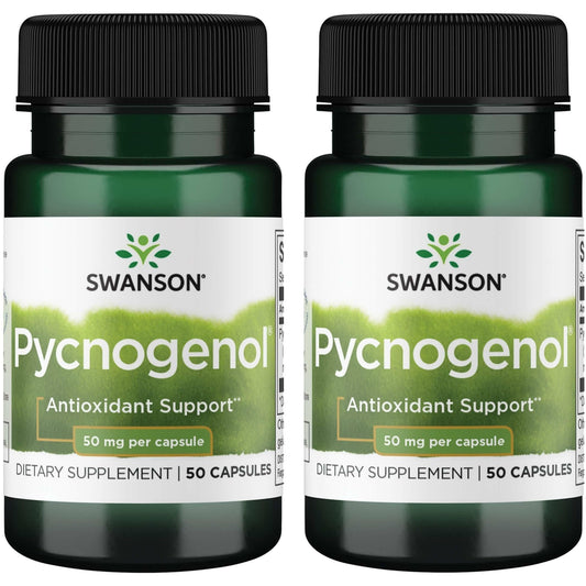 Swanson Pycnogenol 50 mg bottle front for daily wellness