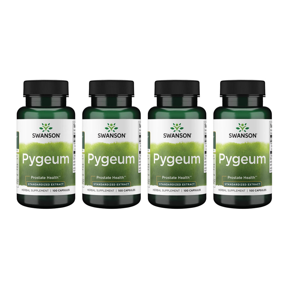 Swanson Pygeum bottle front label showing 125 mg capsules for prostate support