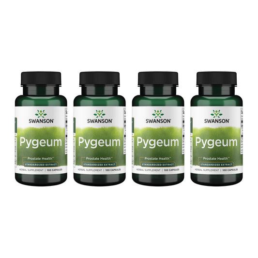 Swanson Pygeum bottle front label showing 125 mg capsules for prostate support