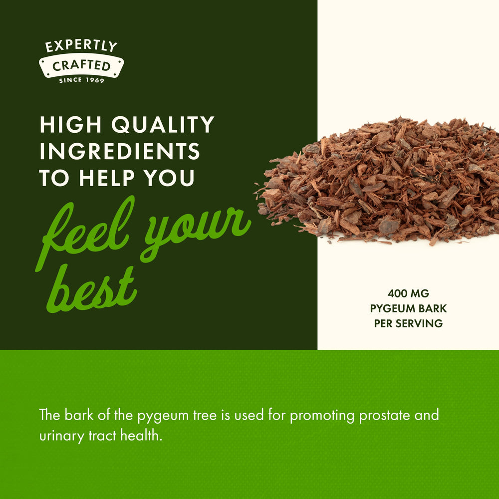 Swanson Pygeum packaging suggests prostate health support.