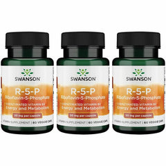 Swanson R-5-P bottle front showing active Riboflavin-5-Phosphate for energy support