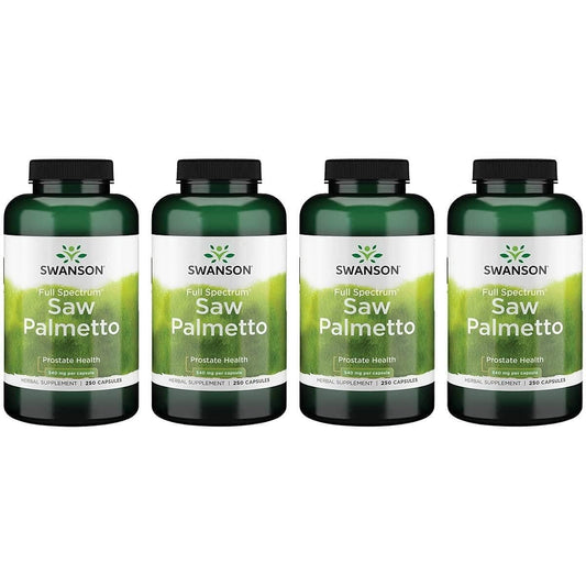 Swanson Saw Palmetto bottle front showing label and product name for prostate support.