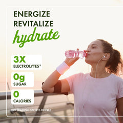 Swanson Simply Hydrate powder scoop showing precise serving portions for electrolyte refreshment