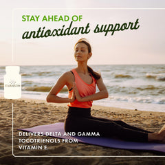 Swanson Strength Tocotrienols bottle pour shows convenient serving.