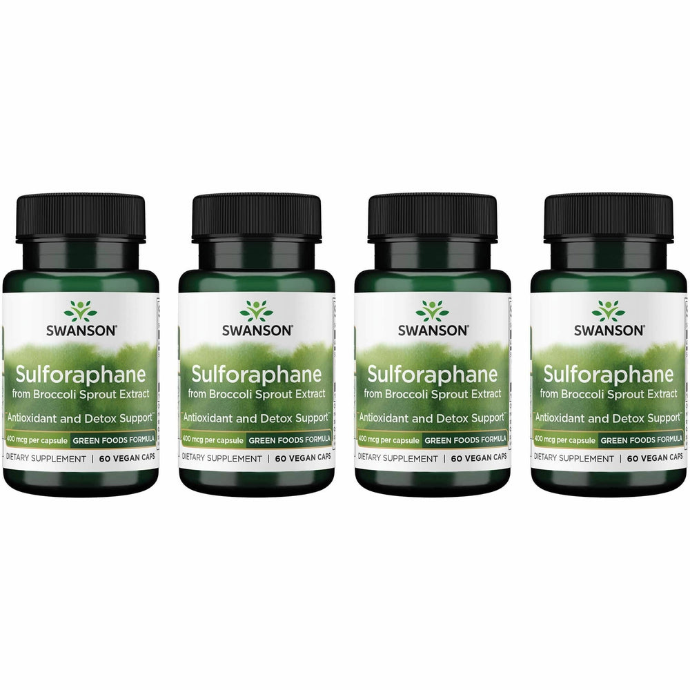Swanson Sulforaphane capsules close-up for daily wellness support