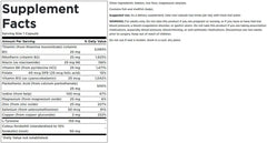 Swanson Thyroid Essentials bottle back label lists ingredients and directions